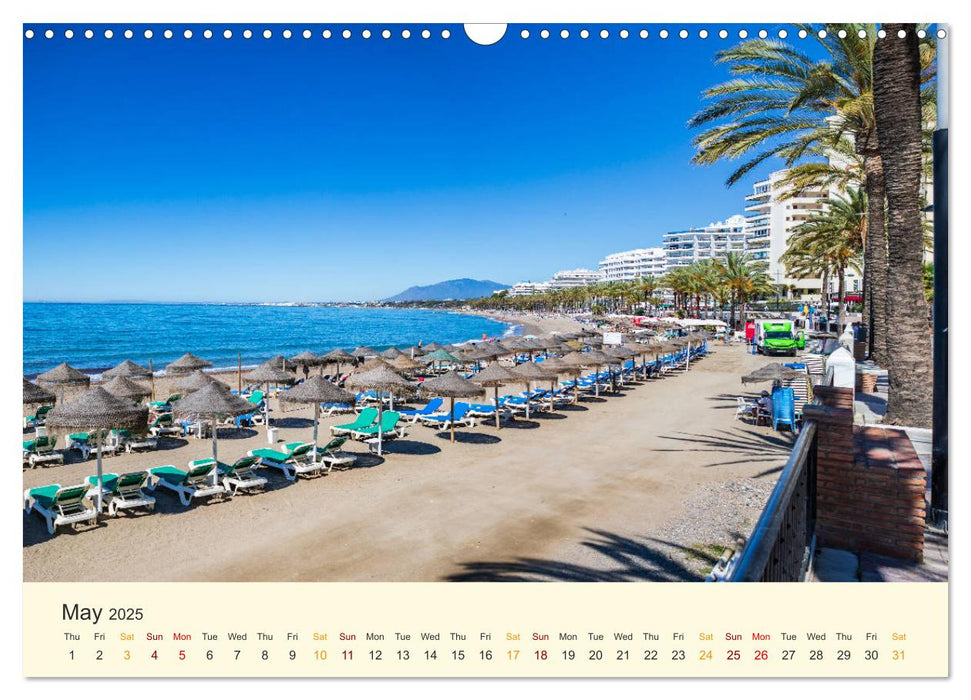 Costa del Sol - the sunny side of Andalusia (CALVENDO Monthly Calendar 2025)