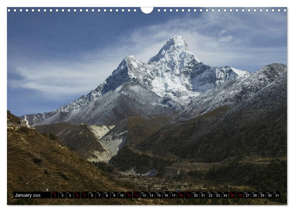 The Nepal Himalaya (CALVENDO Monthly Calendar 2025)