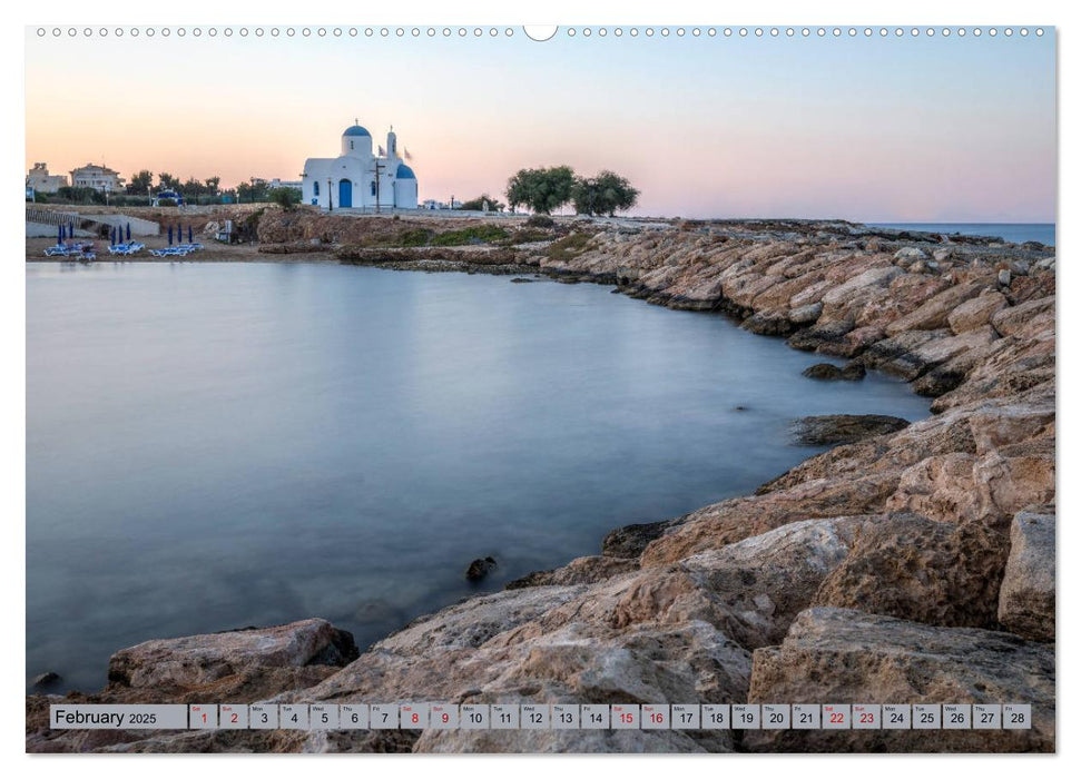 Cyprus, the sunny Mediterranean paradise (CALVENDO Premium-Calendar 2025)