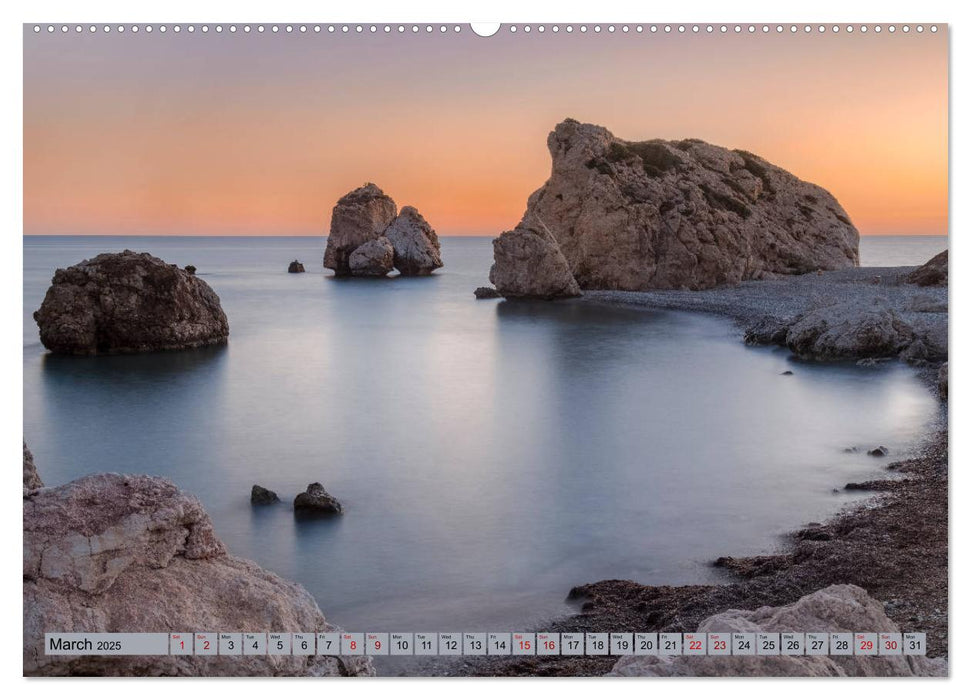 Cyprus, the sunny Mediterranean paradise (CALVENDO Premium-Calendar 2025)