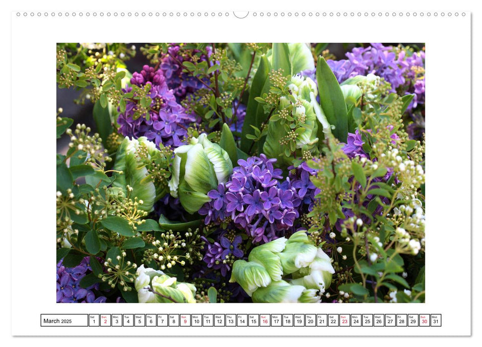 Impressing Sea of Flowers (CALVENDO Premium-Calendar 2025)