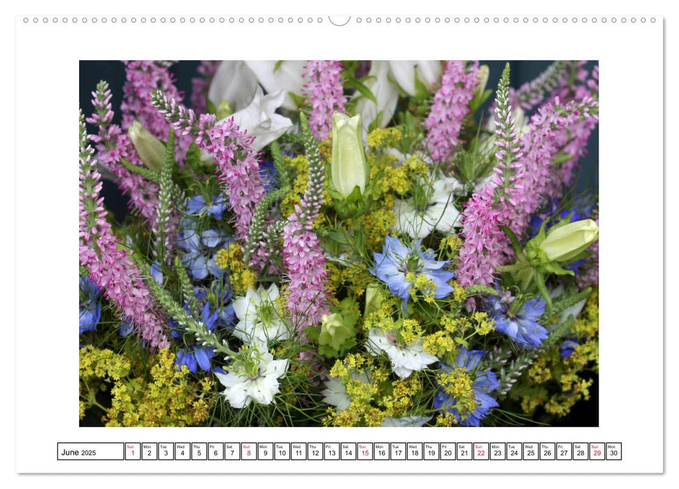 Impressing Sea of Flowers (CALVENDO Premium-Calendar 2025)