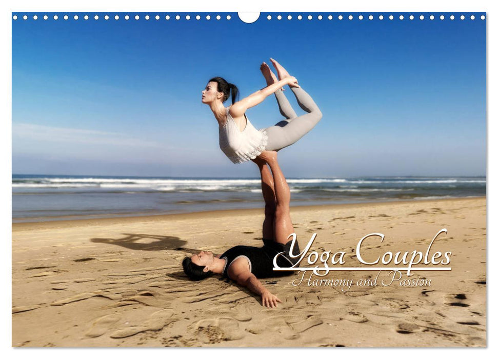 Yoga Couples - Harmony and Passion (CALVENDO Monthly Calendar 2025)