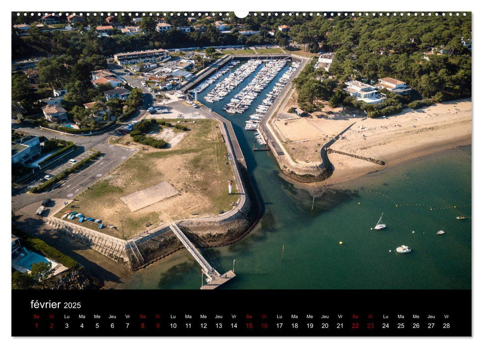 Les Ports du Bassin d'Arcachon (CALVENDO Calendrier supérieur 2025)