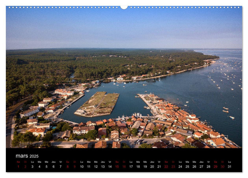 Les Ports du Bassin d'Arcachon (CALVENDO Calendrier supérieur 2025)