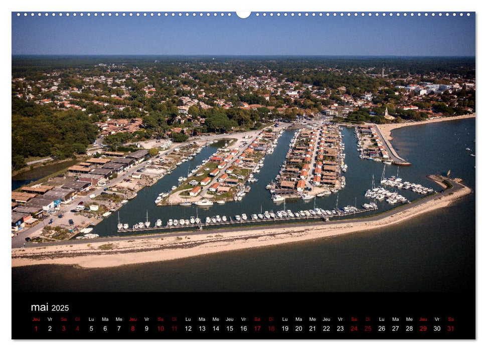 Les Ports du Bassin d'Arcachon (CALVENDO Calendrier supérieur 2025)