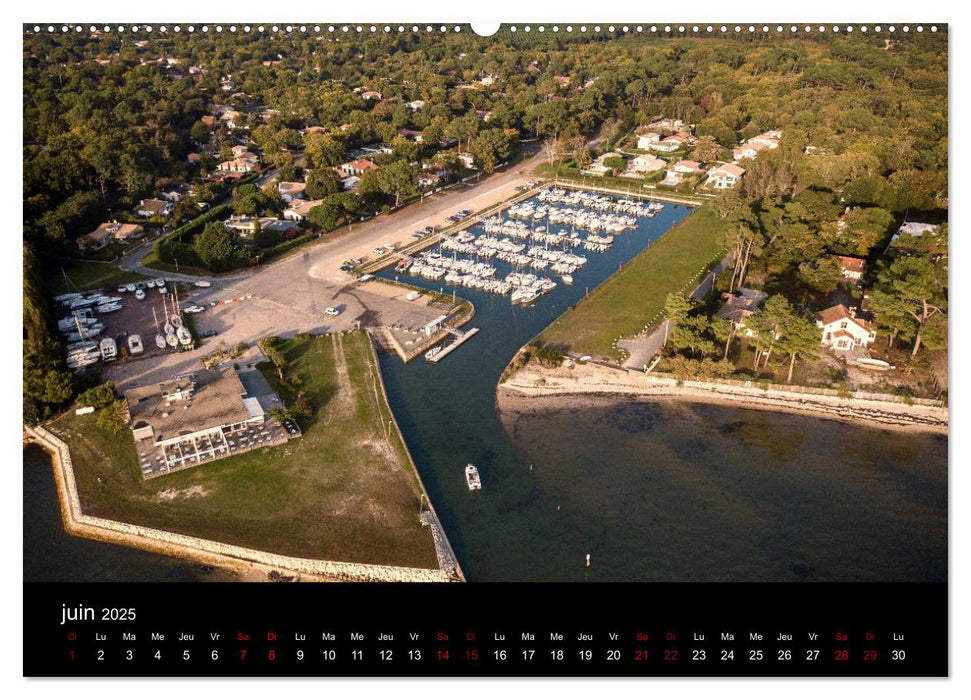 Les Ports du Bassin d'Arcachon (CALVENDO Calendrier supérieur 2025)