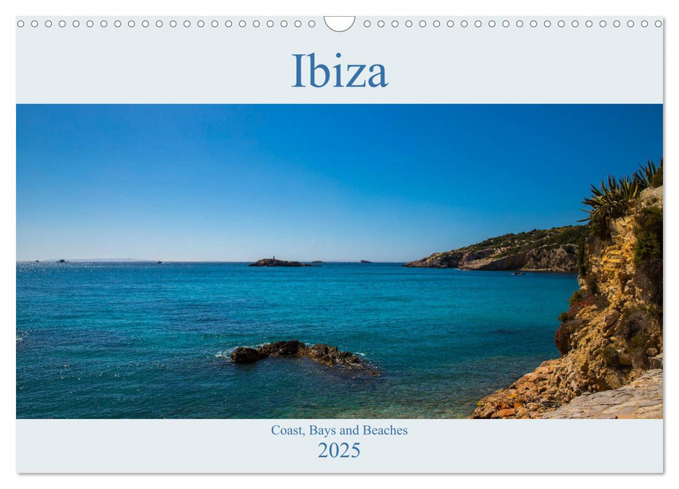 Ibiza, Coast, Bays and Beaches (CALVENDO Monthly Calendar 2025)