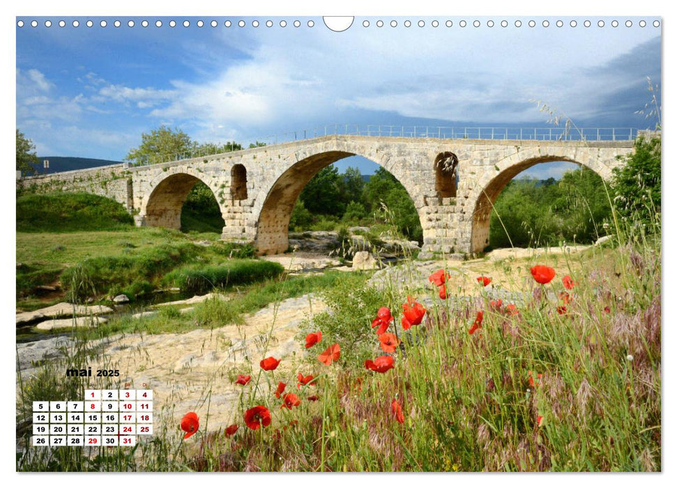 Provence - Vestiges romains (CALVENDO Calendrier mensuel 2025)