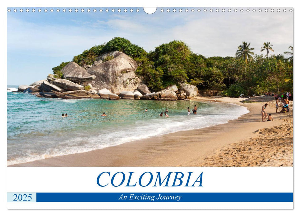 Colombia - An Exciting Journey (CALVENDO Monthly Calendar 2025)