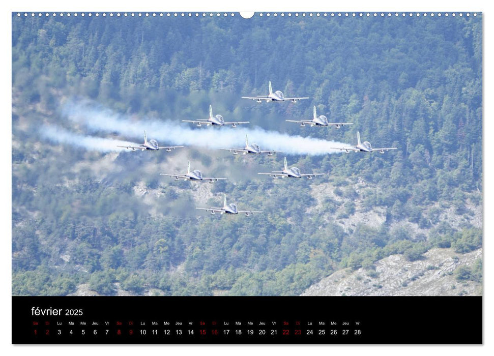 Les Frecce Tricolori (CALVENDO Calendrier supérieur 2025)