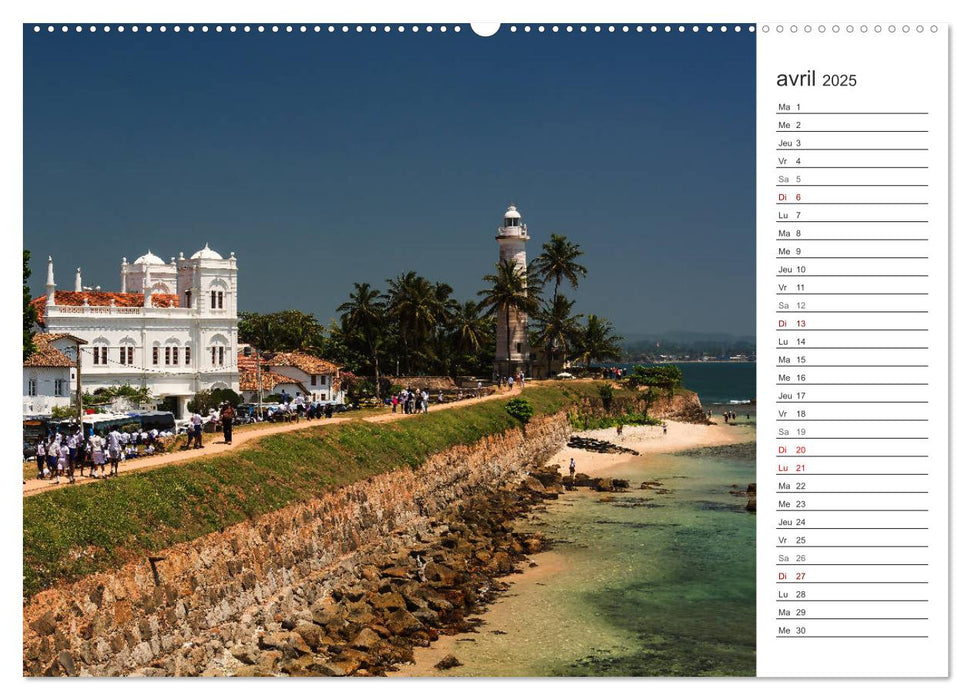 Sri Lanka, île de rêve (CALVENDO Calendrier supérieur 2025)