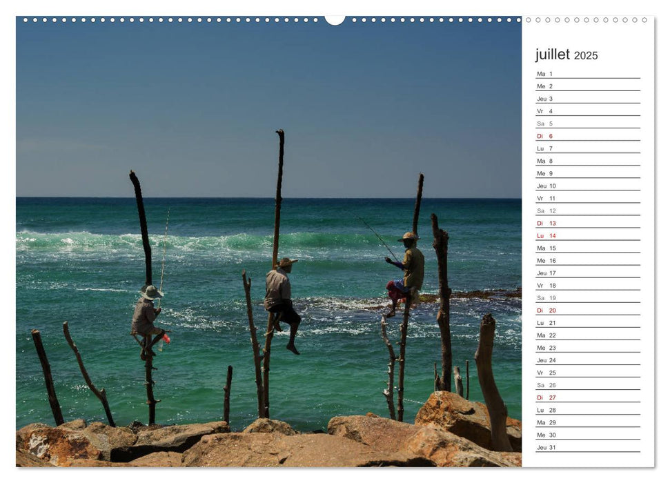 Sri Lanka, île de rêve (CALVENDO Calendrier supérieur 2025)