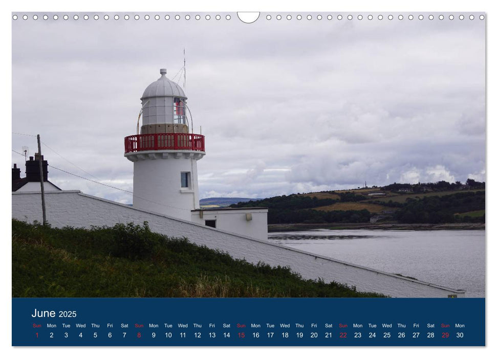 Irish Lighthouses - Beacons along Ireland's wild coast (CALVENDO Monthly Calendar 2025)