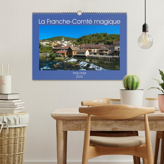 La Franche-Comté magique (CALVENDO Calendrier mensuel 2025)