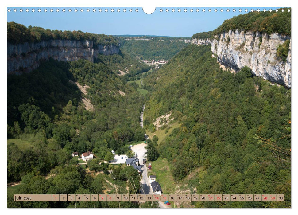 La Franche-Comté magique (CALVENDO Calendrier mensuel 2025)