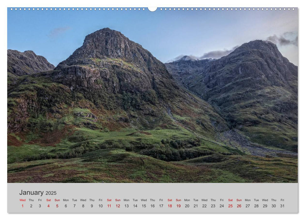 Scottish Highlands (CALVENDO Premium-Calendar 2025)