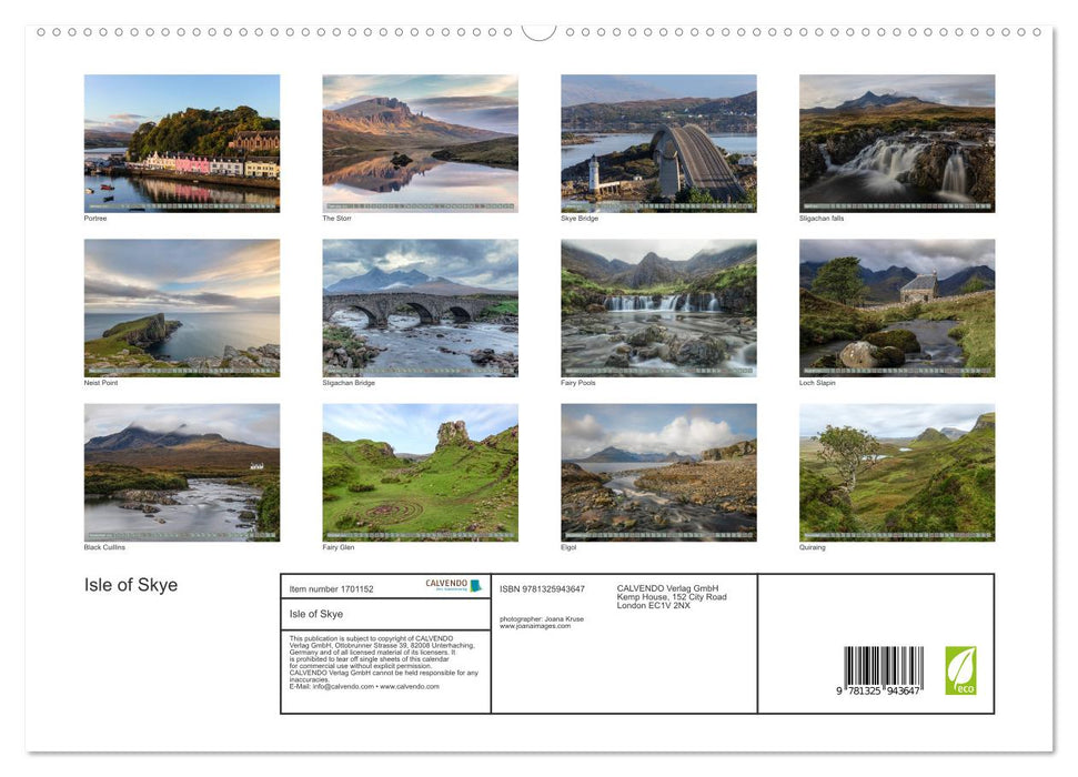 Isle of Skye (CALVENDO Premium-Calendar 2025)