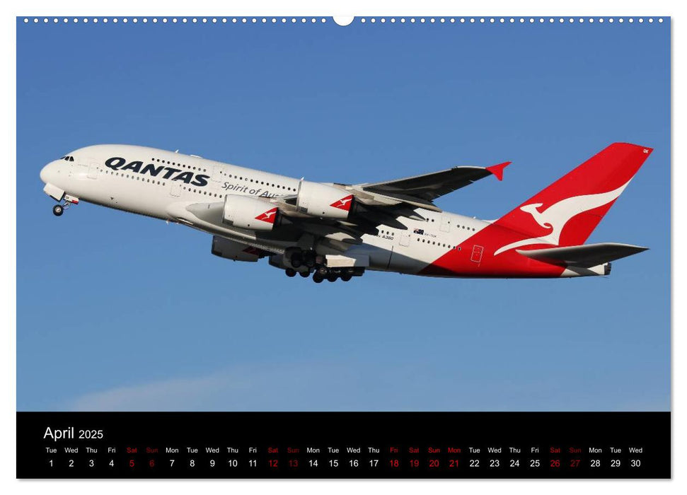 A380 SuperJumbo (CALVENDO Premium-Calendar 2025)