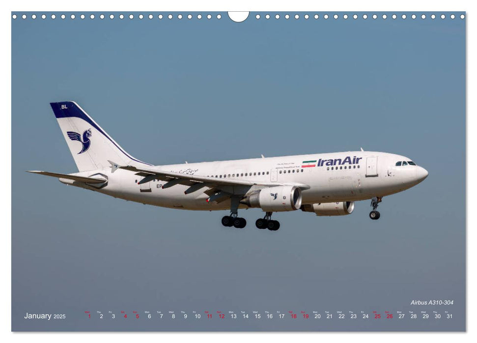 Airliners of the Middle East (CALVENDO Monthly Calendar 2025)