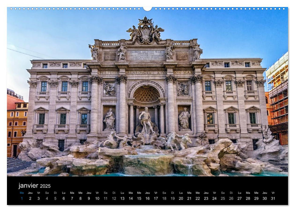 Rome, la splendide (CALVENDO Calendrier supérieur 2025)