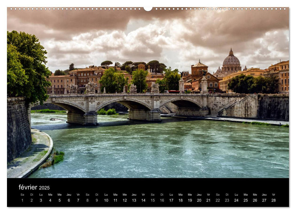 Rome, la splendide (CALVENDO Calendrier supérieur 2025)