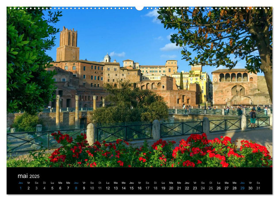 Rome, la splendide (CALVENDO Calendrier supérieur 2025)