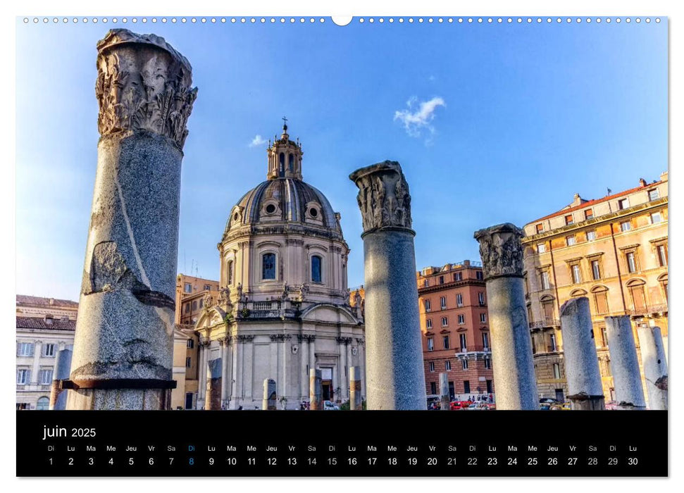 Rome, la splendide (CALVENDO Calendrier supérieur 2025)