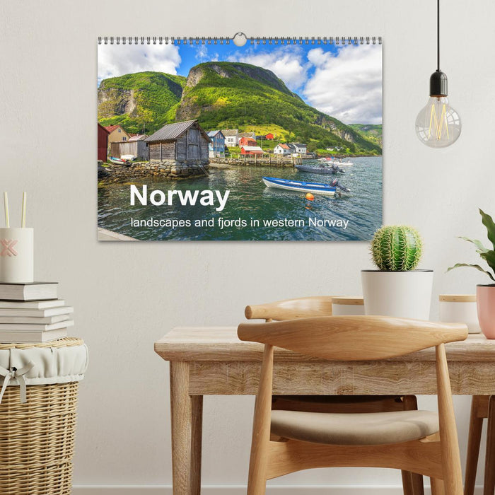 Norway - landscapes and fjords in western Norway (CALVENDO Monthly Calendar 2025)