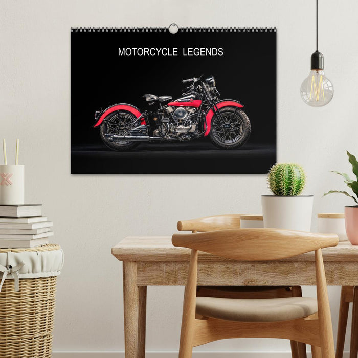 Motorcycle Legends (CALVENDO Monthly Calendar 2025)