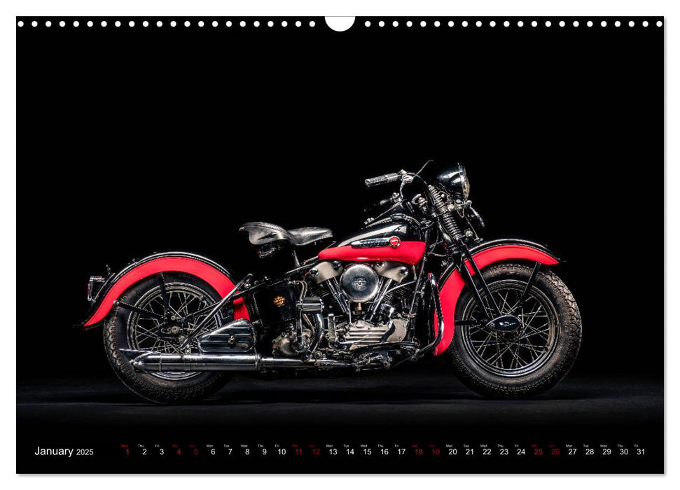 Motorcycle Legends (CALVENDO Monthly Calendar 2025)