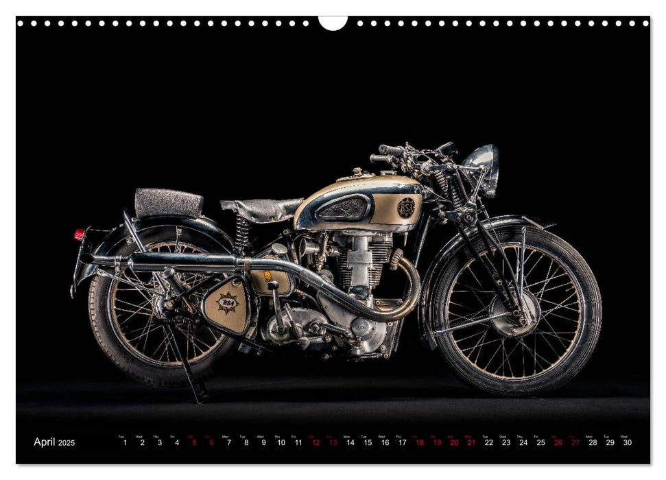 Motorcycle Legends (CALVENDO Monthly Calendar 2025)