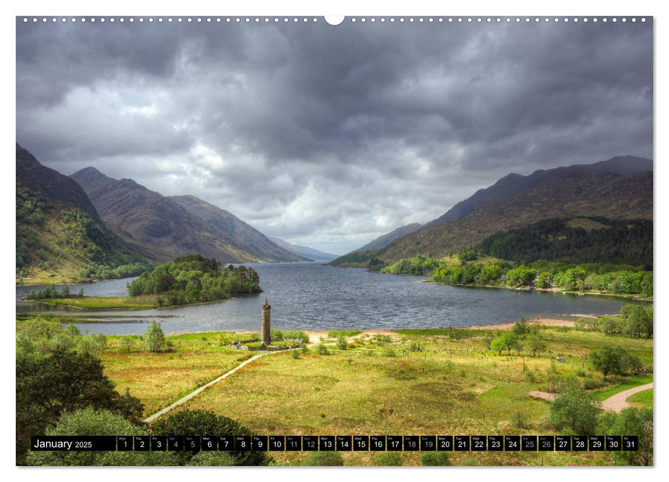 Scotland's unique landscapes (CALVENDO Premium-Calendar 2025)