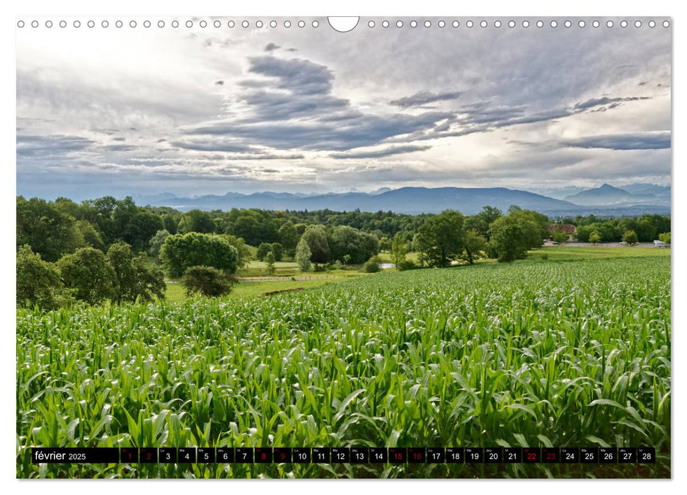 Au fil du temps... Du Jura aux Alpes (CALVENDO Calendrier mensuel 2025)