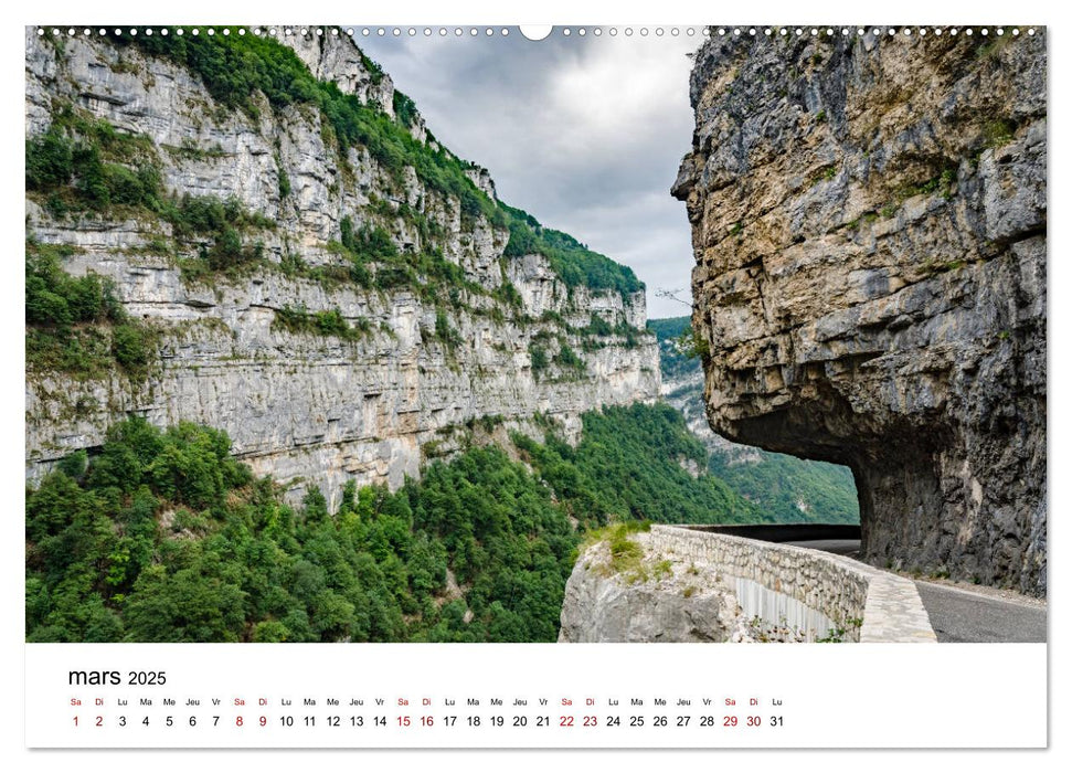 Les chemins du Vercors (CALVENDO Calendrier supérieur 2025)