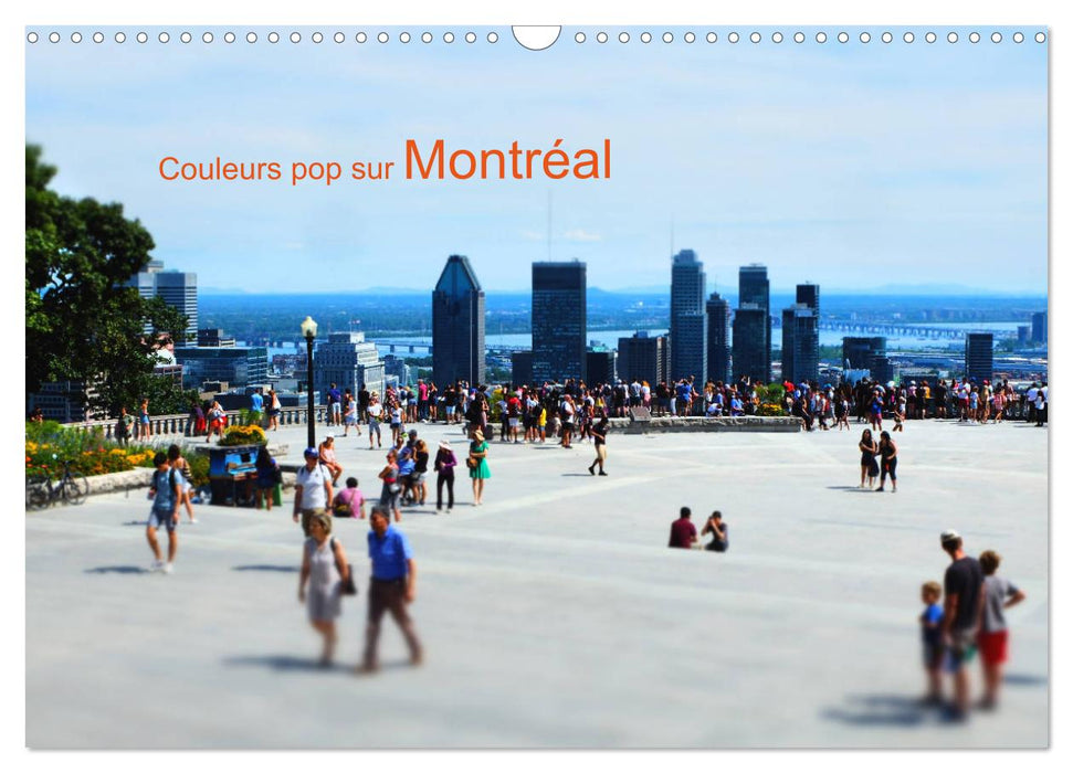 Couleurs pop sur Montréal (CALVENDO Calendrier mensuel 2025)