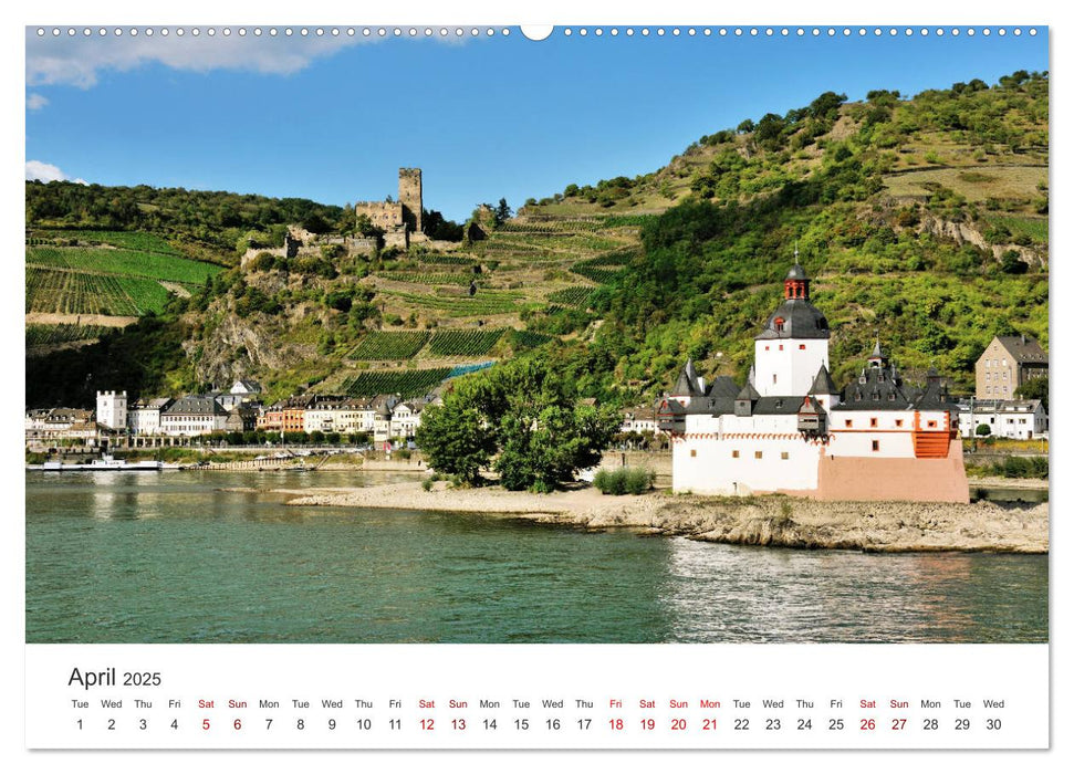 Rhine Valley and Castles (CALVENDO Premium-Calendar 2025)