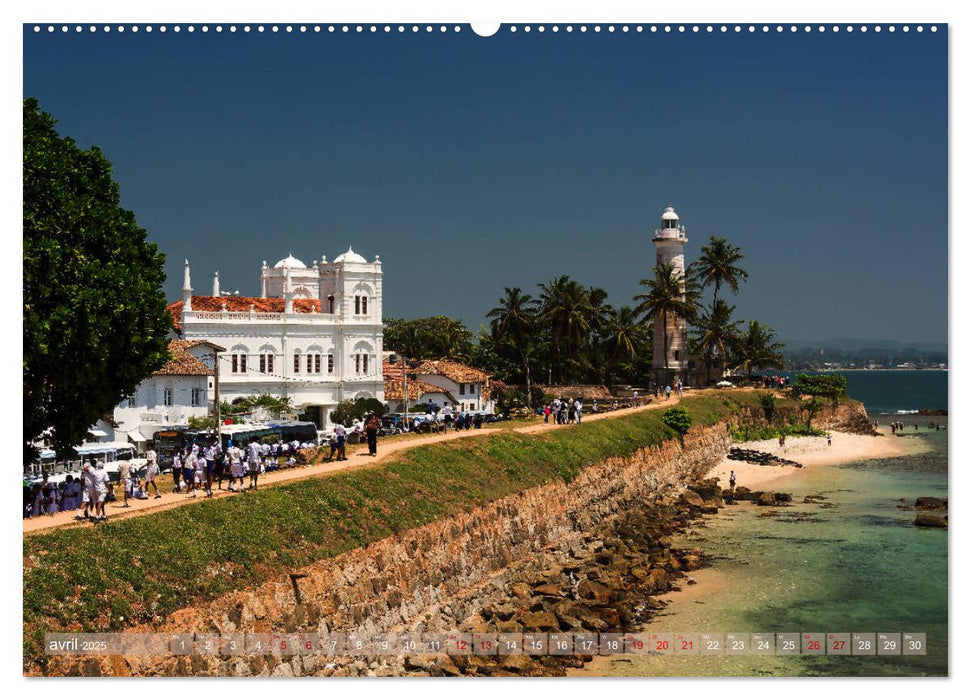 Sri Lanka, île de rêve (CALVENDO Calendrier supérieur 2025)