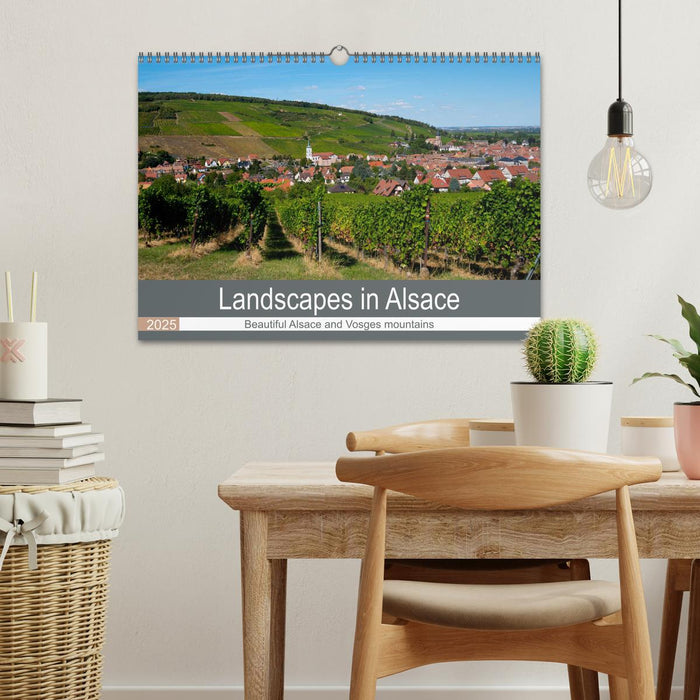 Landscapes in Alsace (CALVENDO Monthly Calendar 2025)