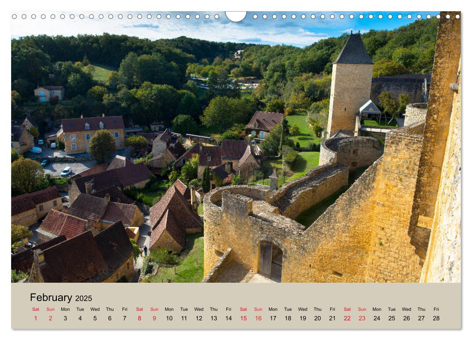 Mystical Dordogne (CALVENDO Monthly Calendar 2025)