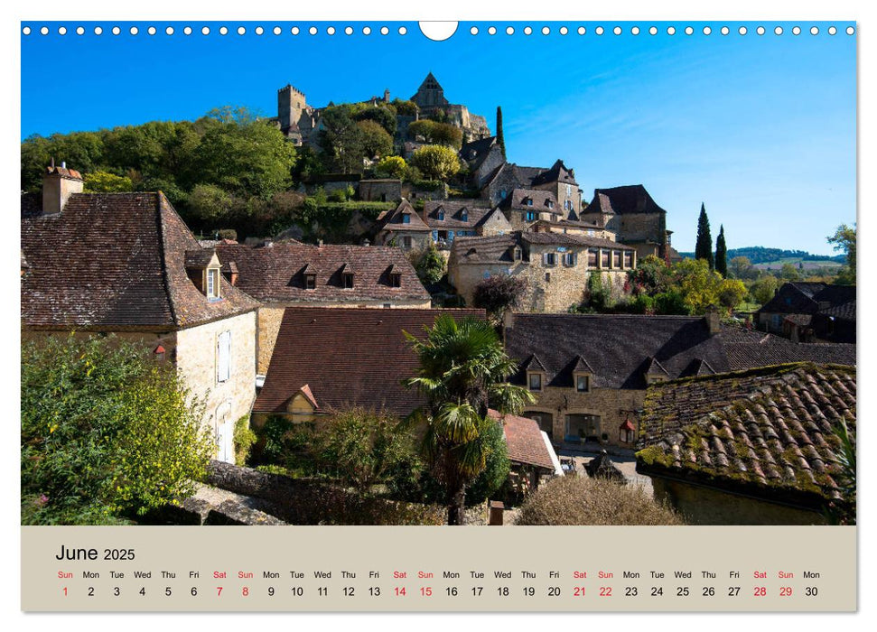 Mystical Dordogne (CALVENDO Monthly Calendar 2025)