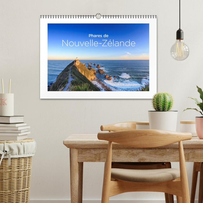 Phares de Nouvelle-Zélande (CALVENDO Calendrier mensuel 2025)