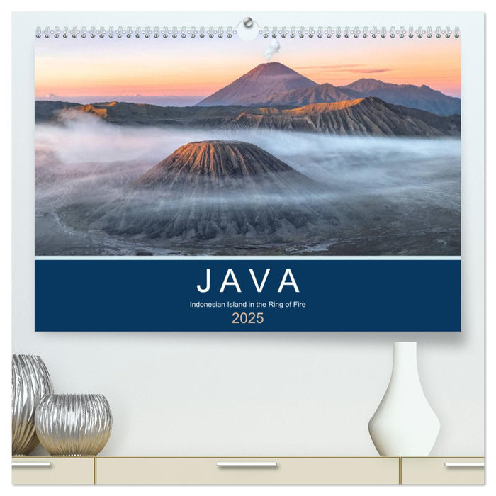 Java, Indonesian Island in the Ring of Fire (CALVENDO Premium-Calendar 2025)