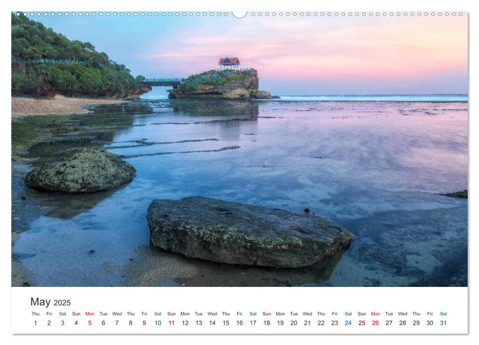 Java, Indonesian Island in the Ring of Fire (CALVENDO Premium-Calendar 2025)