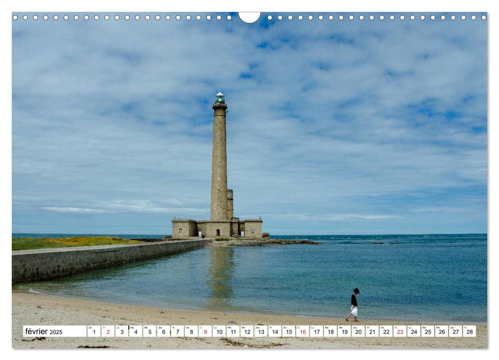 Normandie, la côte nord Cotentin (CALVENDO Calendrier mensuel 2025)