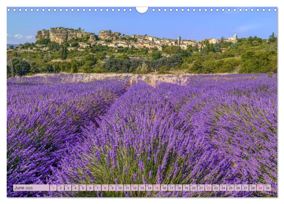 Provence, the sensual South of France (CALVENDO Monthly Calendar 2025)