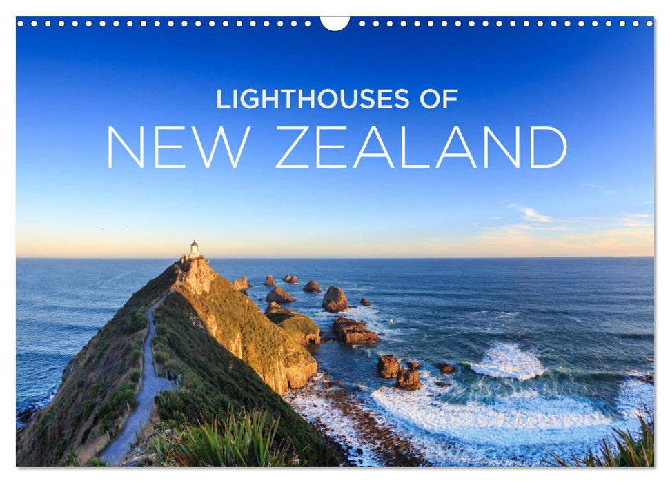 Lighthouses of New Zealand (CALVENDO Monthly Calendar 2025)