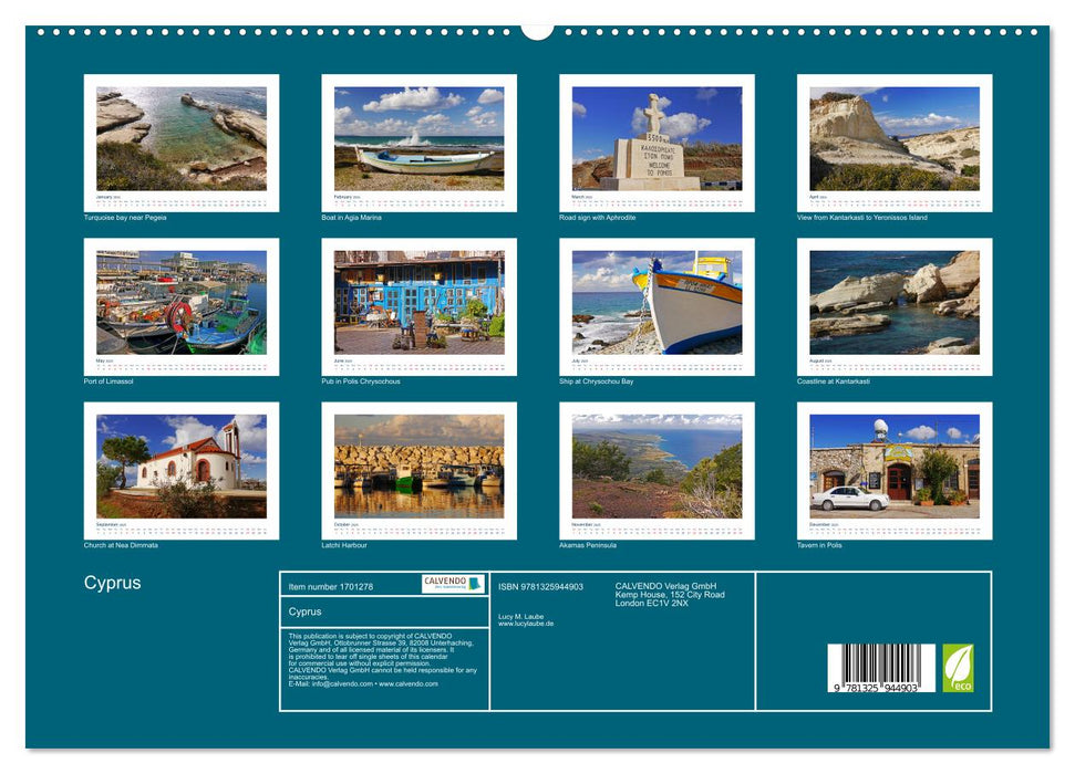 Cyprus (CALVENDO Premium-Calendar 2025)