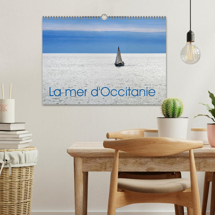 La mer d'Occitanie (CALVENDO Calendrier mensuel 2025)