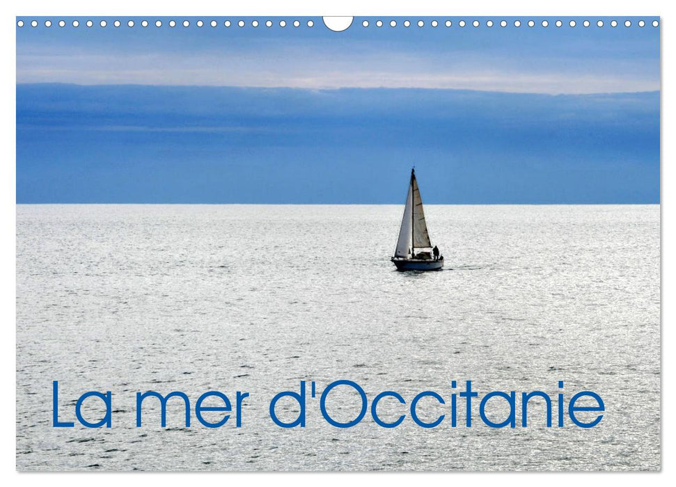 La mer d'Occitanie (CALVENDO Calendrier mensuel 2025)